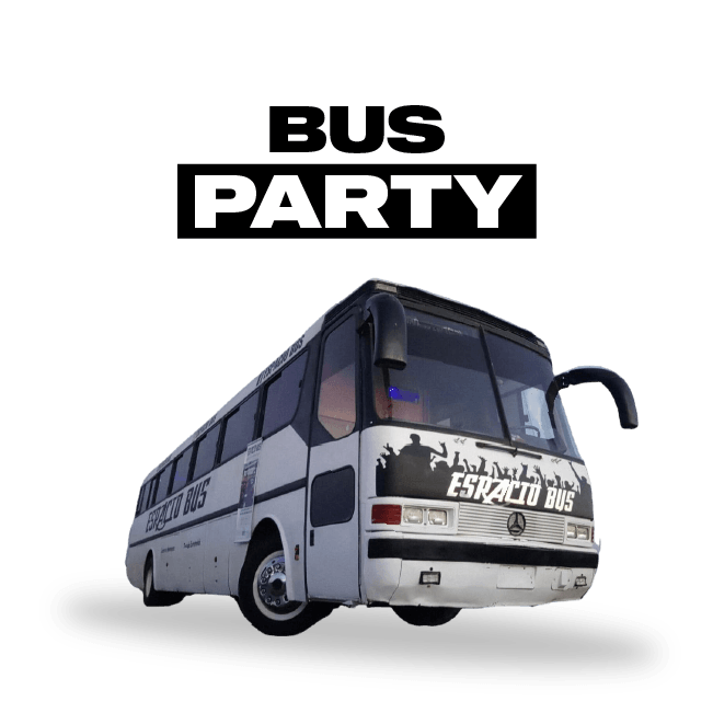 la mejor party en Bus de Santiago