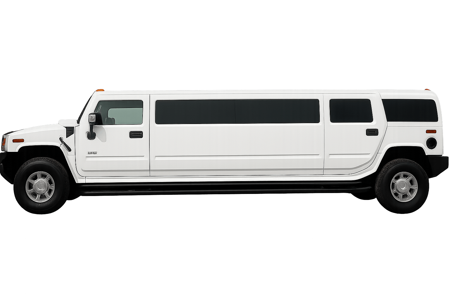 limusina hummer blanca